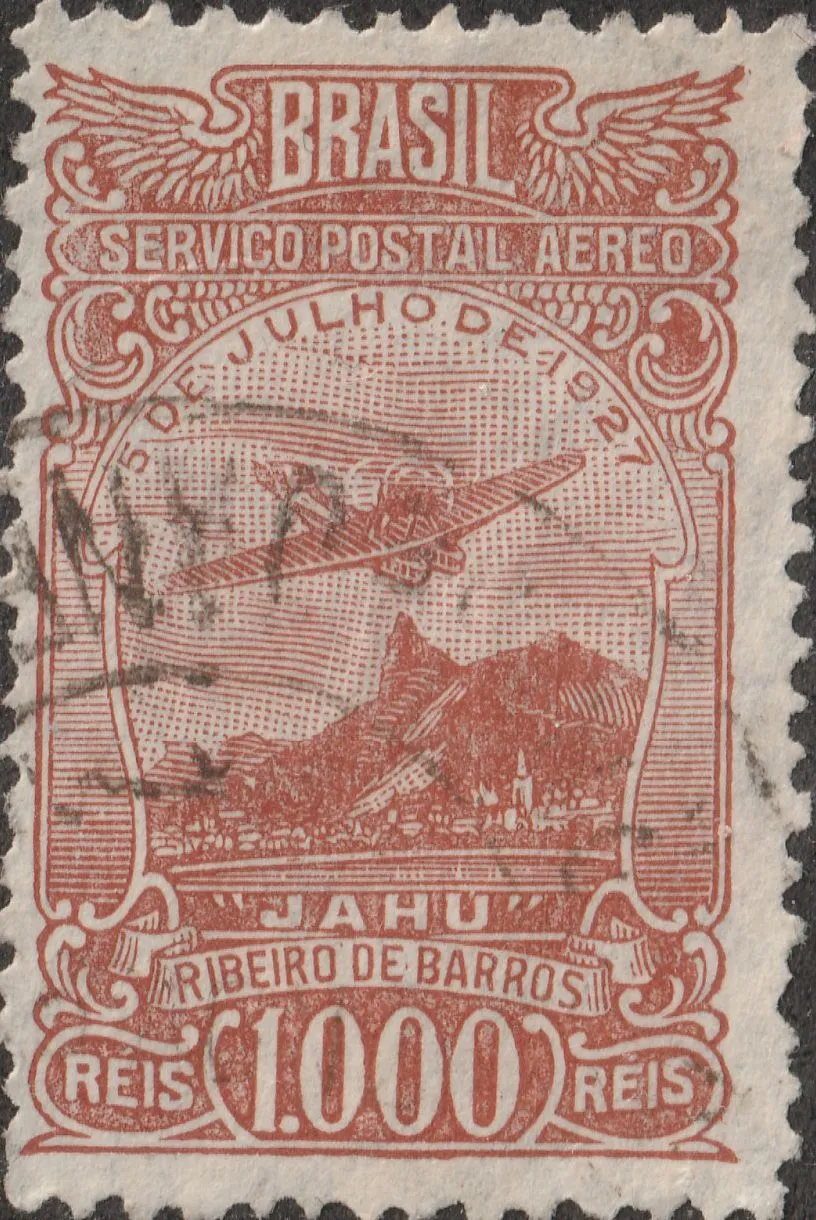 Бразилия 1929 Развитие авиации. Авиапочта. Самолеты — изображение 5