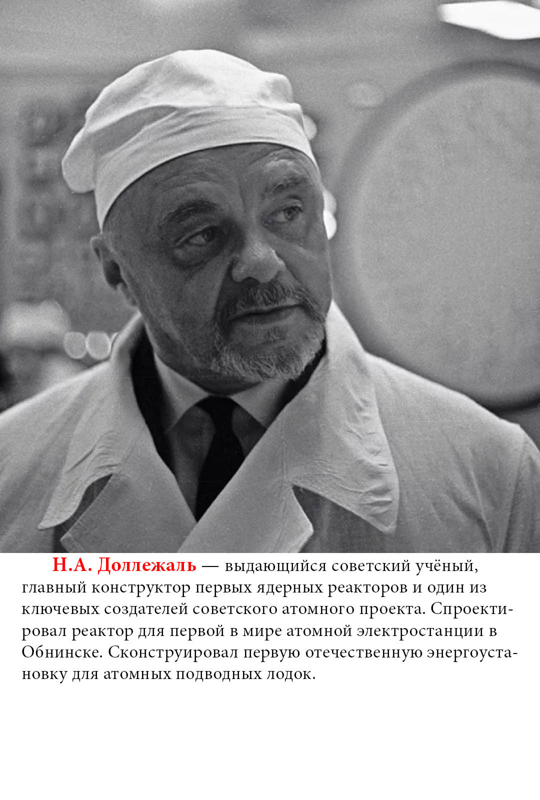 Россия 2024 Ученые нашей Родины. Н.А. Доллежаль — изображение 2